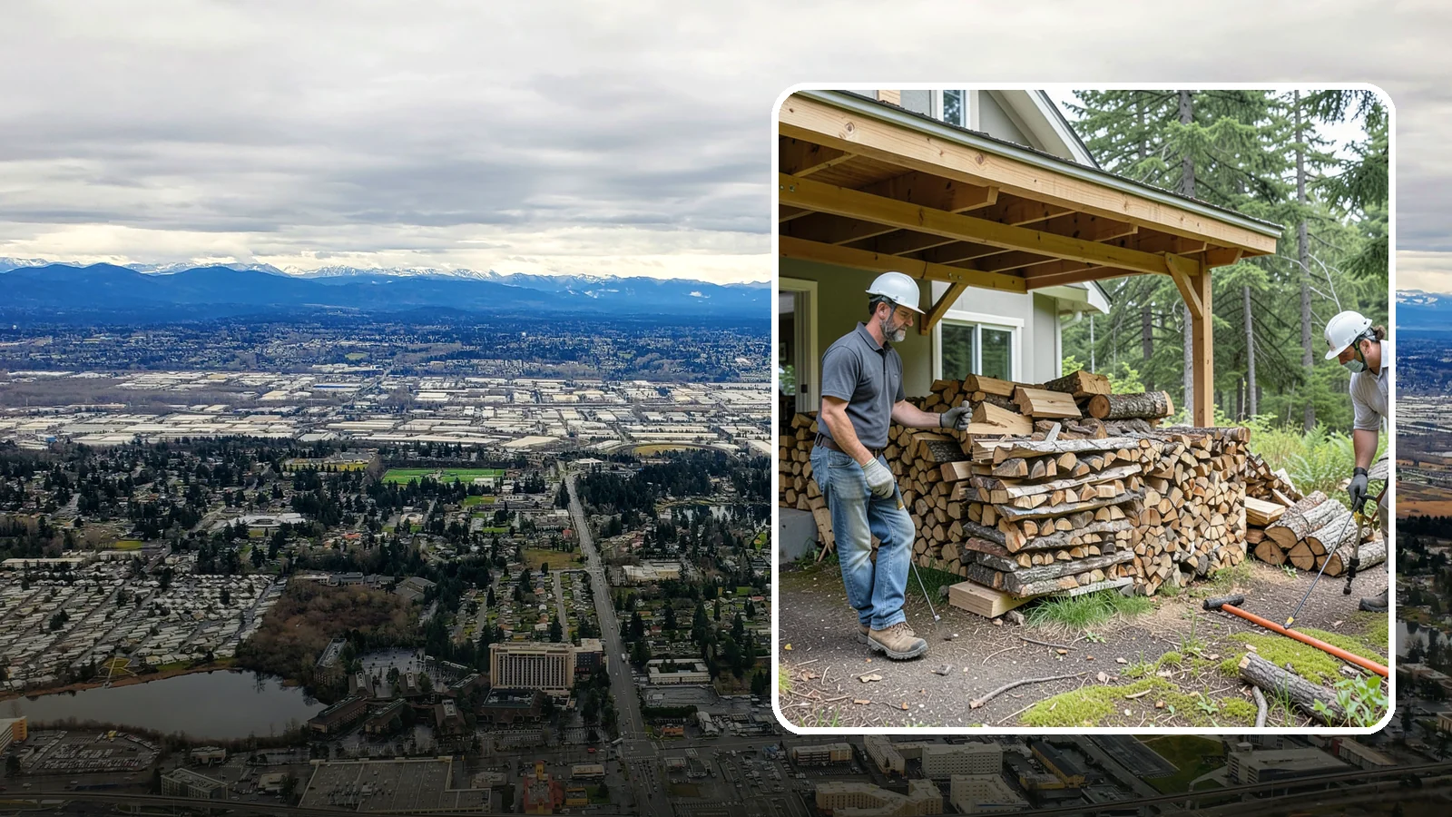 Firewood Restocking in SeaTac, King County, WA - We monitor and refill your firewood supply on a recurring basis so you never run out during the heating season.