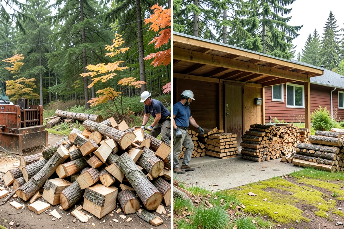 Firewood Restocking in SeaTac, King County, WA - We estimate how quickly you go through wood