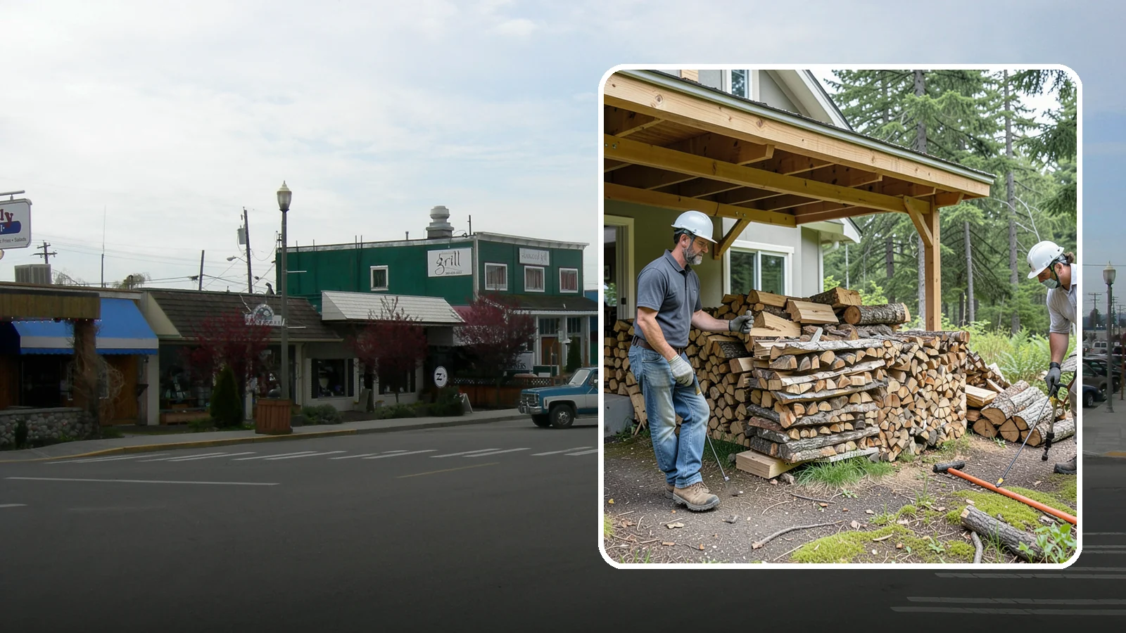Firewood Restocking in Stanwood, Snohomish County, WA - We monitor and refill your firewood supply on a recurring basis so you never run out during the heating season.