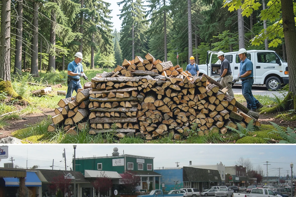 Firewood Restocking in Stanwood, Snohomish County, WA - Set up restocking before winter so your automatic refills carry you through the coldest, wettest months.