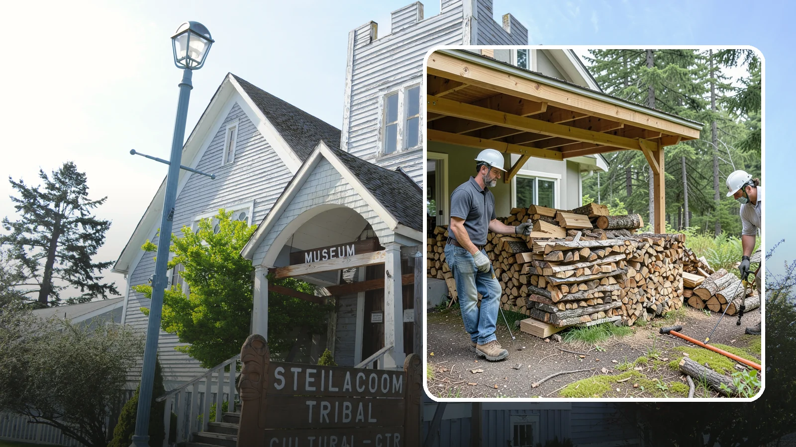 Firewood Restocking in Steilacoom, Pierce County, WA - We monitor and refill your firewood supply on a recurring basis so you never run out during the heating season.