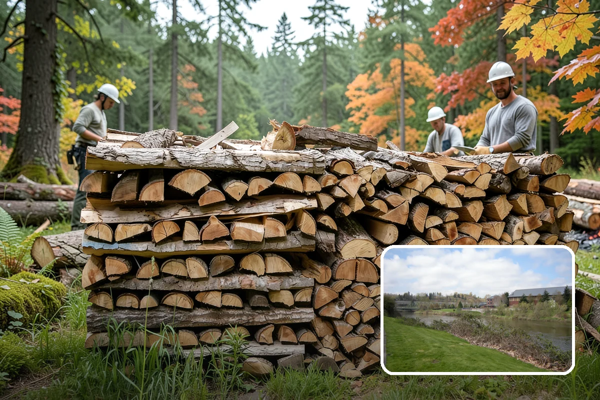 Firewood Restocking in Tukwila, King County, WA - Never run out during the cold season