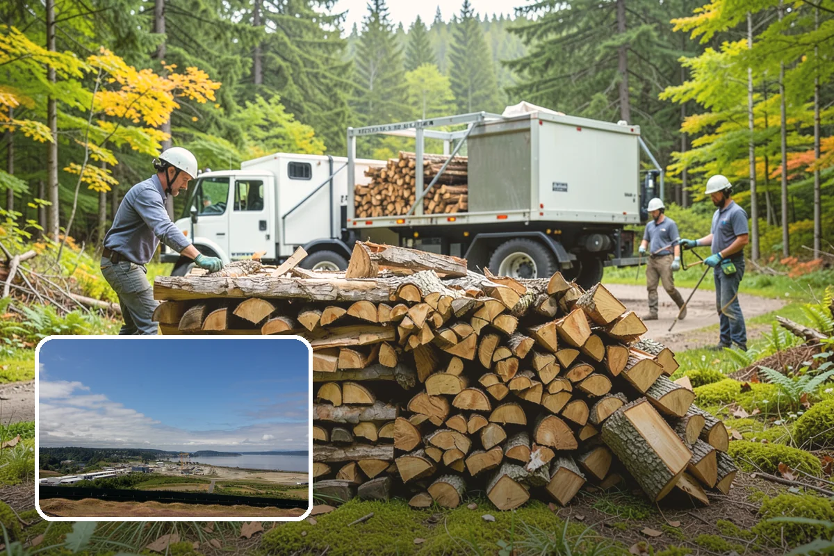 Firewood Restocking in University Place, Pierce County, WA - Never run out during the cold season