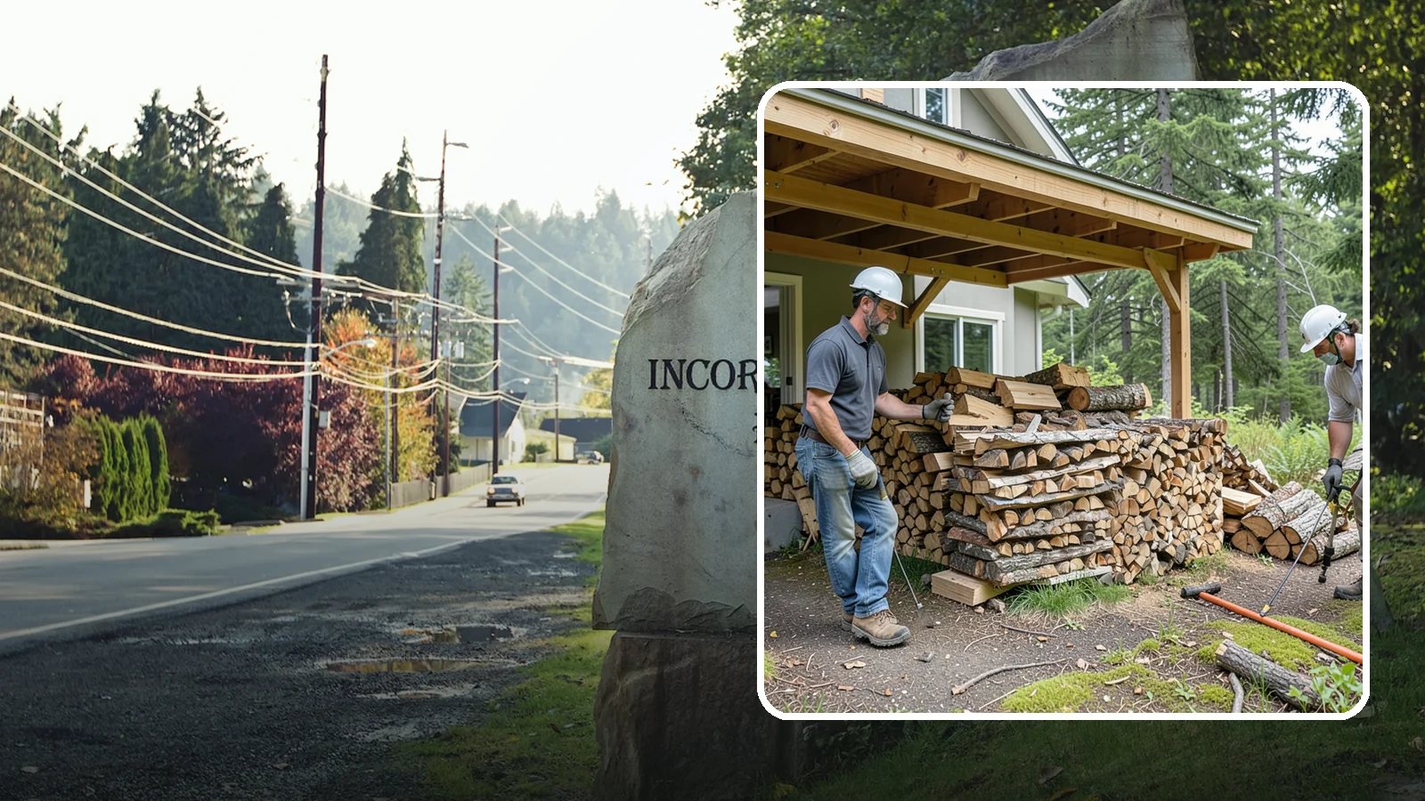 Firewood Restocking in Wilkeson, Pierce County, WA - We monitor and refill your firewood supply on a recurring basis so you never run out during the heating season.