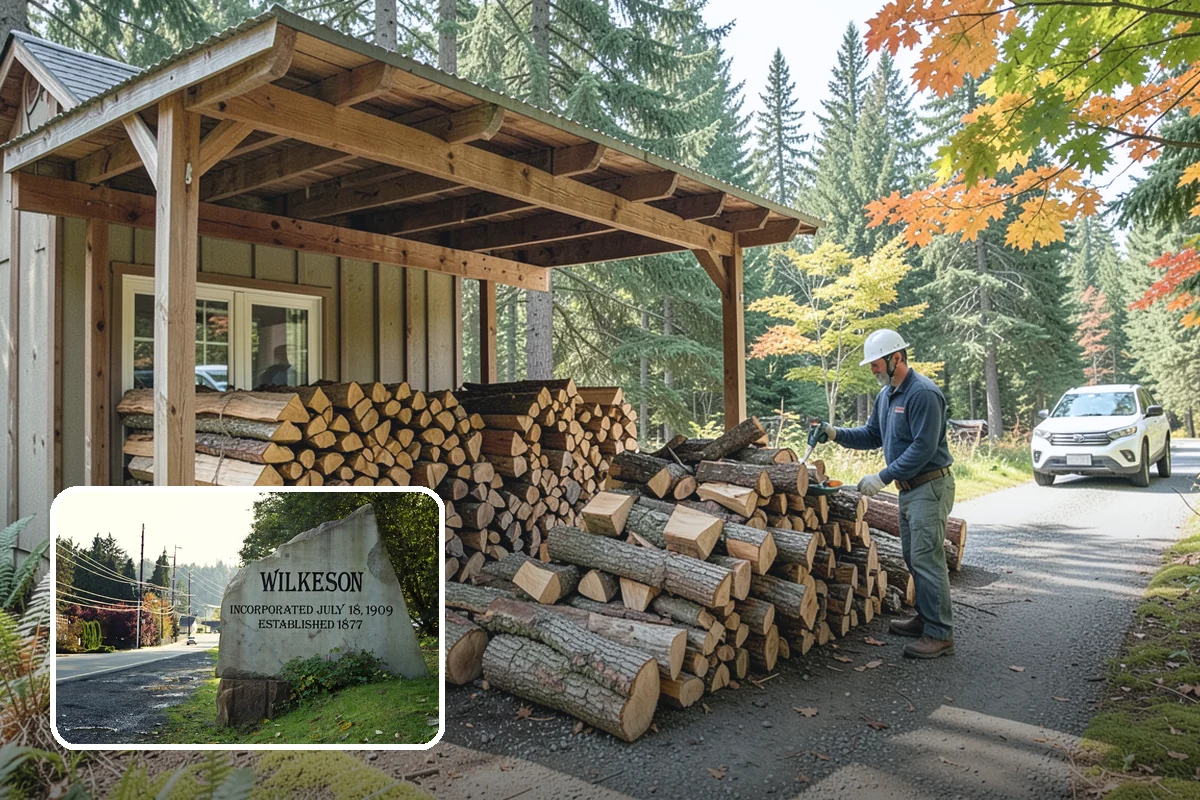 Firewood Restocking in Wilkeson, Pierce County, WA - Never run out during the cold season