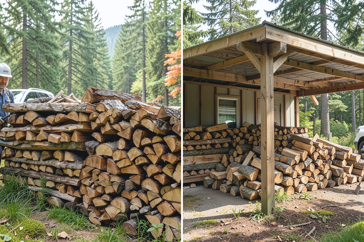 Firewood Restocking in Wilkeson, Pierce County, WA - We estimate how quickly you go through wood