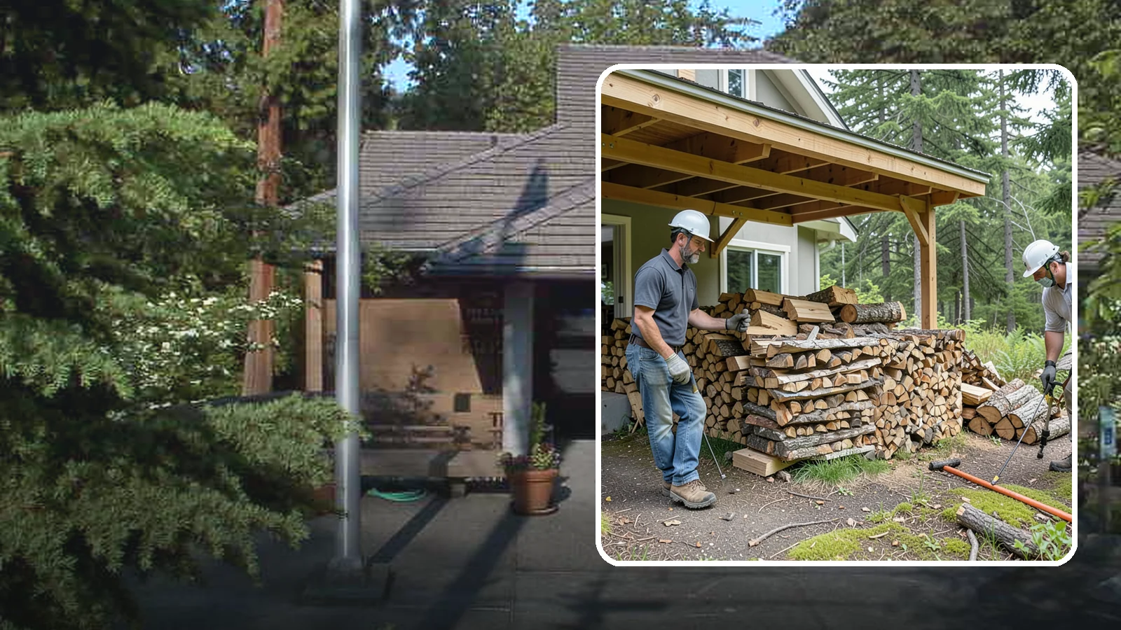 Firewood Restocking in Yarrow Point, King County, WA - We monitor and refill your firewood supply on a recurring basis so you never run out during the heating season.
