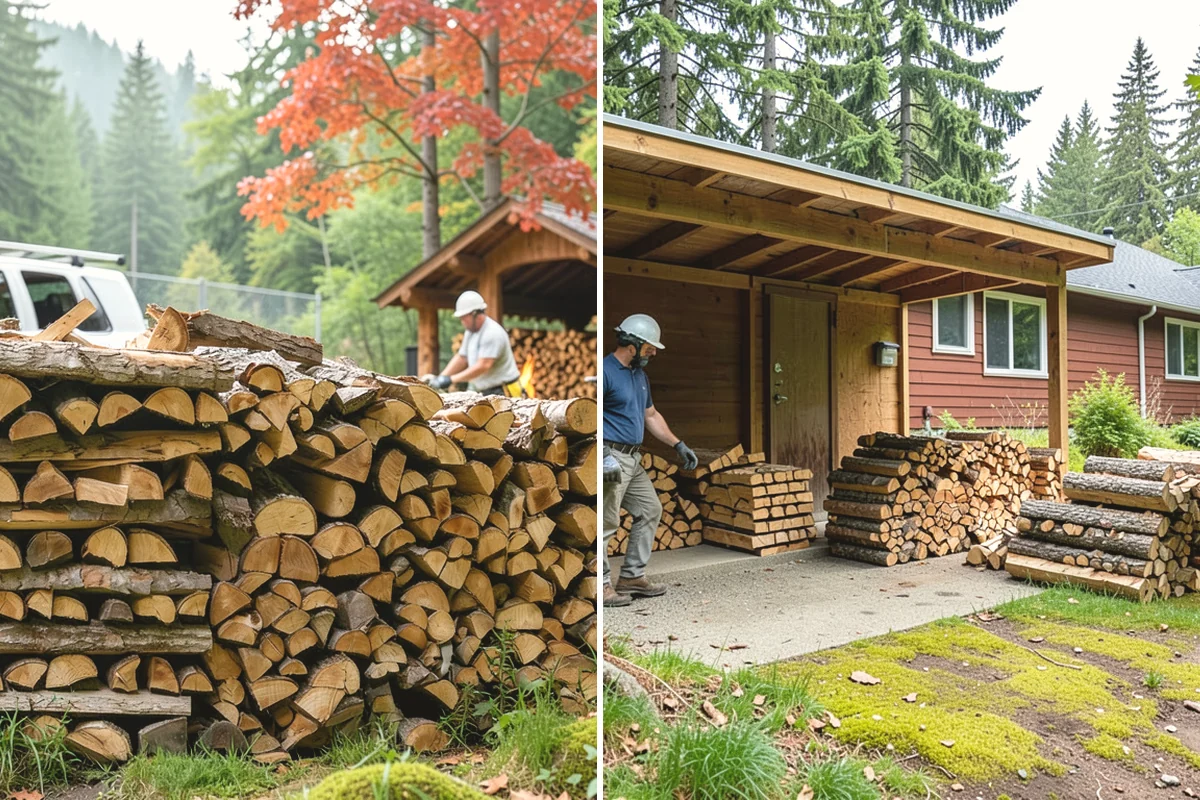 Firewood Restocking in Yarrow Point, King County, WA - We estimate how quickly you go through wood