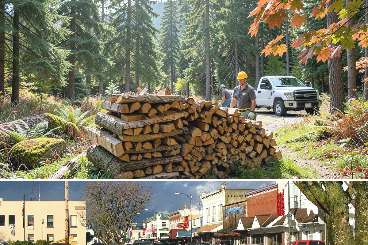 Firewood Rotation in Arlington, Snohomish County, WA - Set up rotation heading into fall so seasoned wood is up front for the heating season.