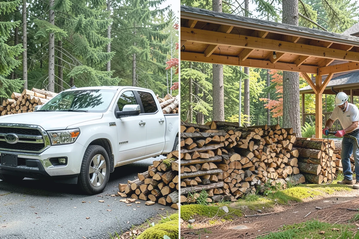 Firewood Rotation in Auburn, King County, WA - Inspect current stacks and seasoning levels