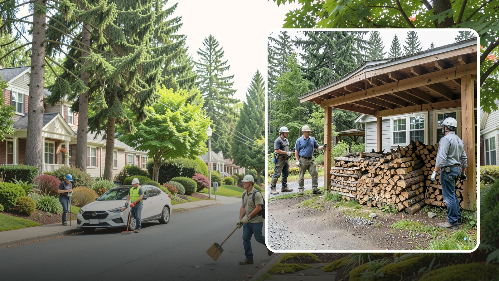 Firewood Rotation in Beaux Arts Village, King County, WA - We manage your firewood rotation so the oldest, driest wood burns first and every load reaches full seasoning.