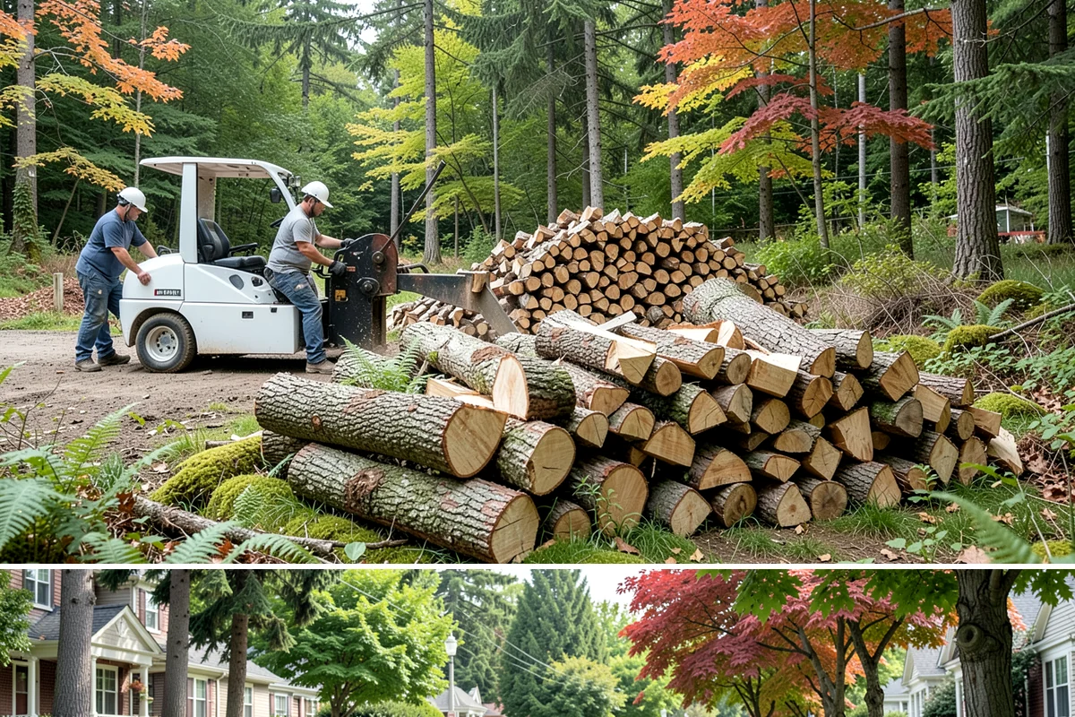 Firewood Rotation in Beaux Arts Village, King County, WA - Set up rotation heading into fall so seasoned wood is up front for the heating season.