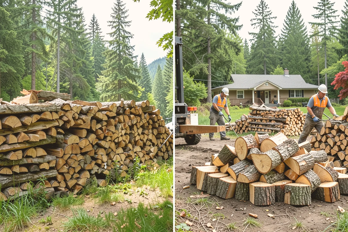 Firewood Rotation in Brier, Snohomish County, WA - Inspect current stacks and seasoning levels