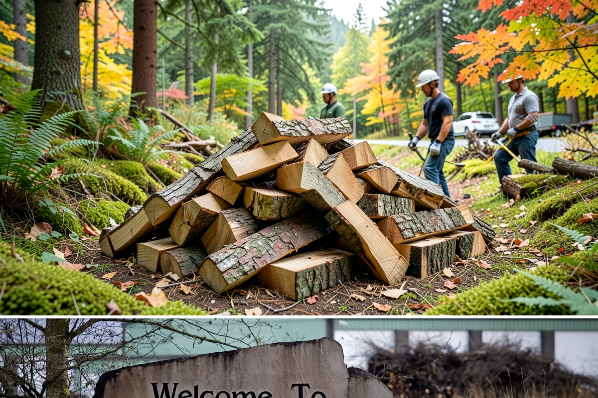Firewood Rotation in Buckley, Pierce County, WA - Set up rotation heading into fall so seasoned wood is up front for the heating season.