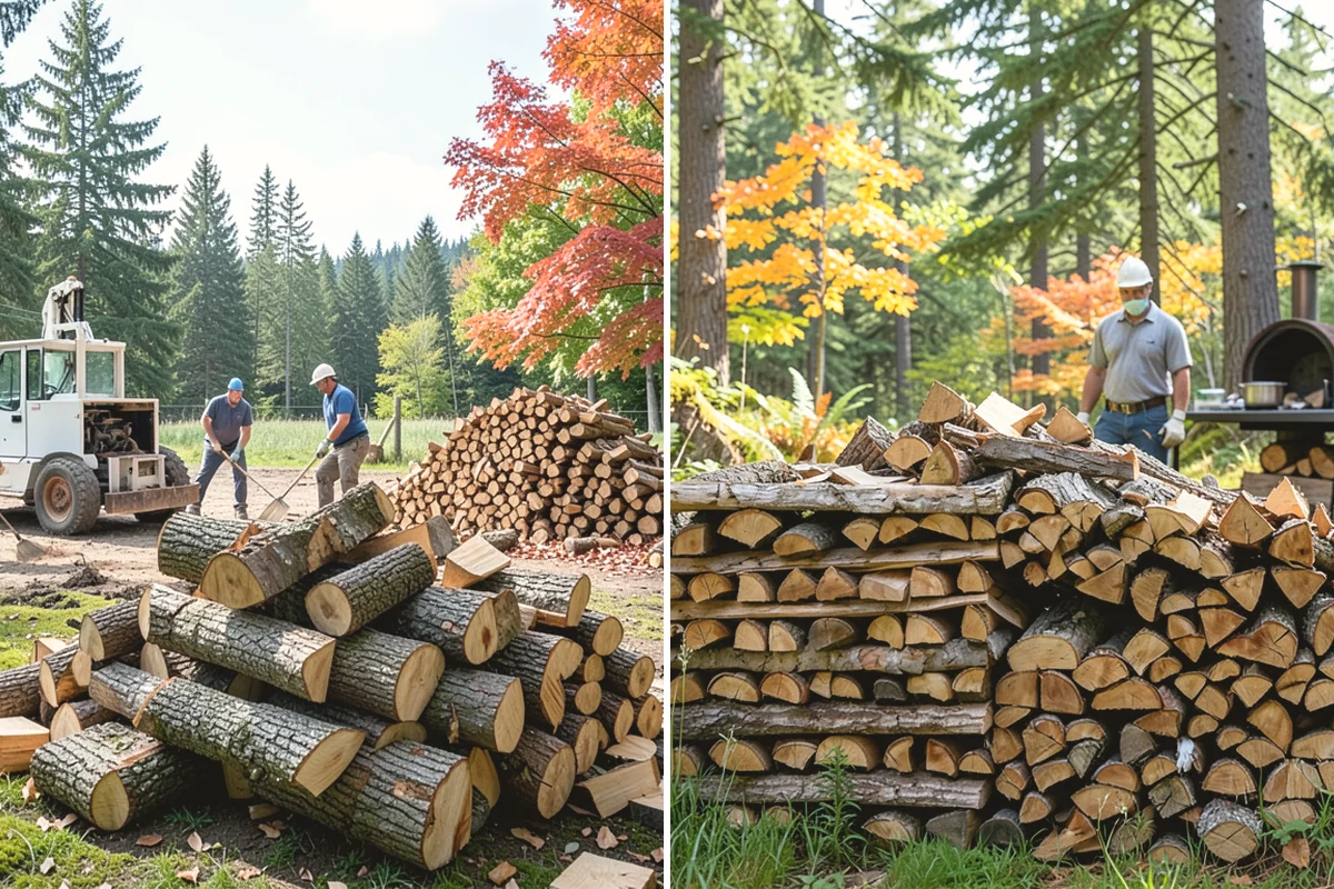 Firewood Rotation in Carbonado, Pierce County, WA - Inspect current stacks and seasoning levels