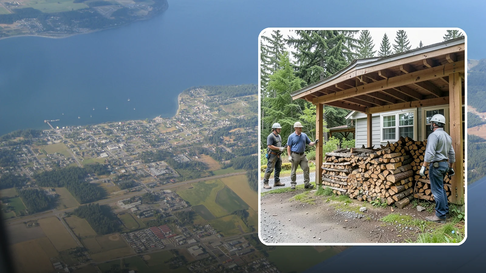 Firewood Rotation in Coupeville, Island County, WA - We manage your firewood rotation so the oldest, driest wood burns first and every load reaches full seasoning.