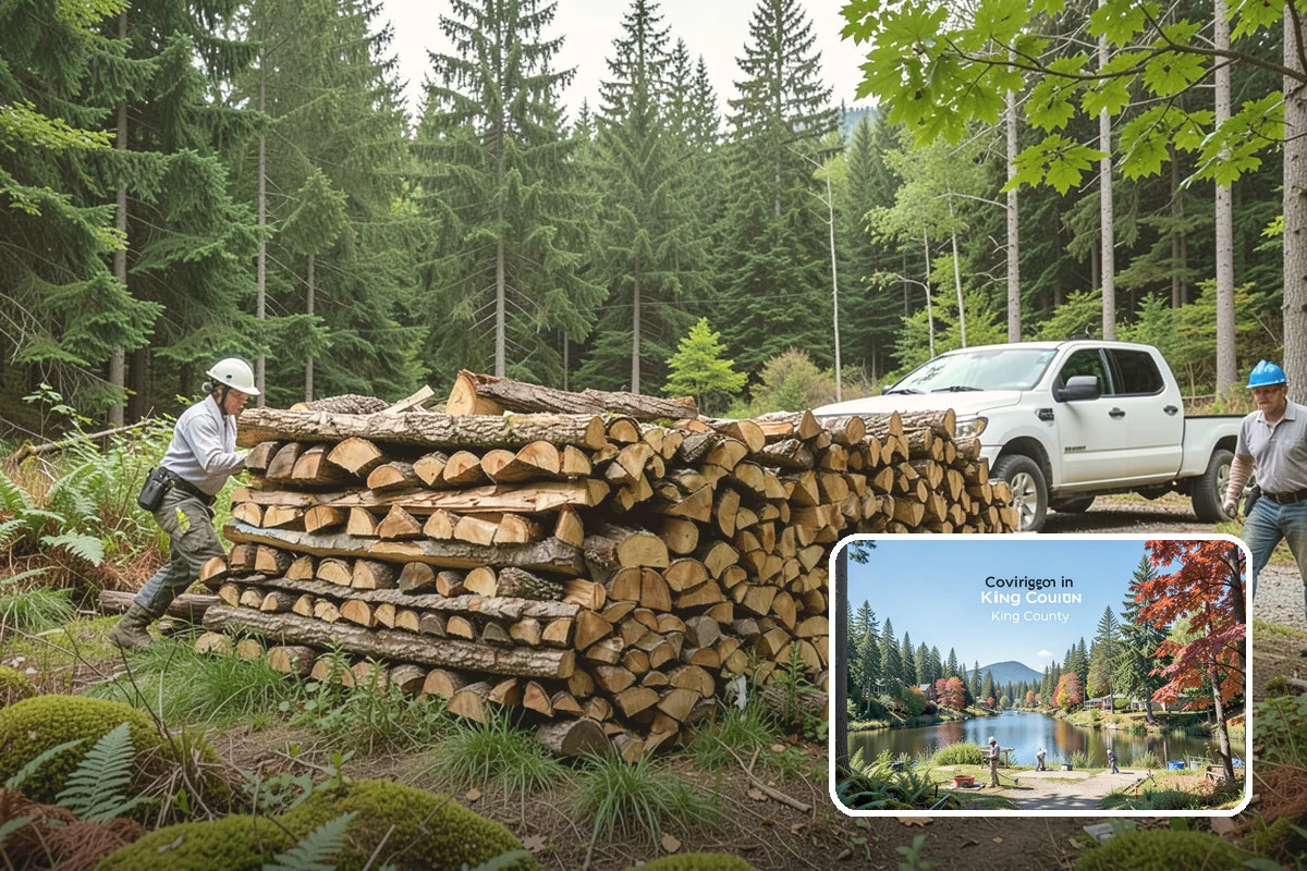 Firewood Rotation in Covington, King County, WA - Ensures you always burn the driest wood available