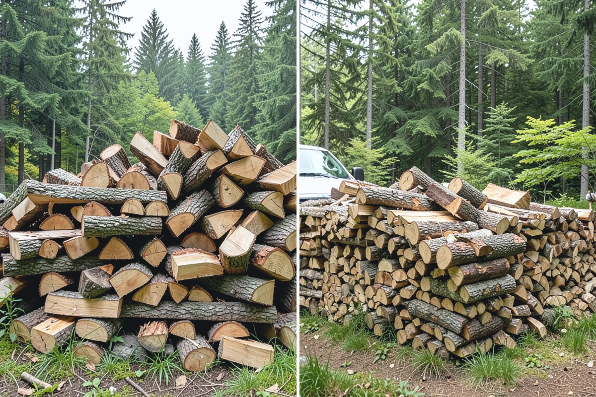 Firewood Rotation in Darrington, WA - Inspect current stacks and seasoning levels