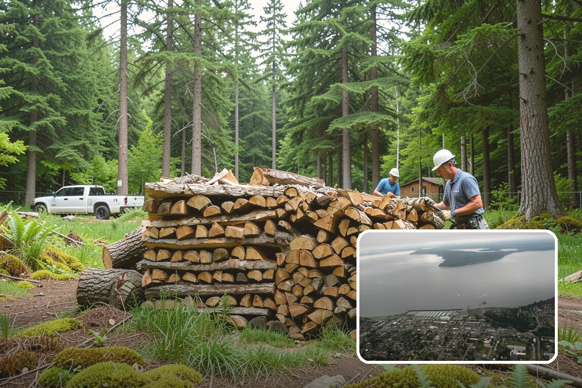Firewood Rotation in Des Moines, King County, WA - Ensures you always burn the driest wood available