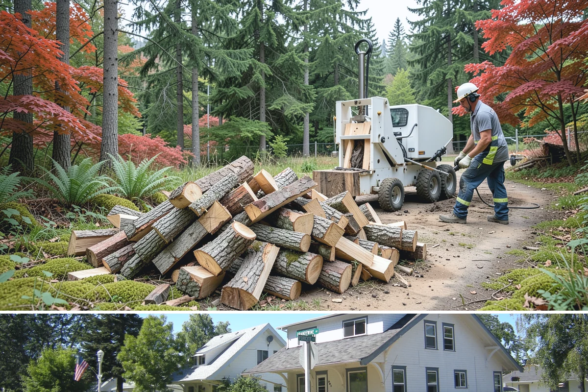 Firewood Rotation in DuPont, Pierce County, WA - Set up rotation heading into fall so seasoned wood is up front for the heating season.
