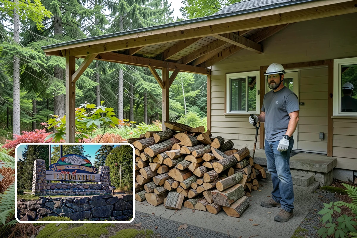 Firewood Rotation in Eatonville, Pierce County, WA - Ensures you always burn the driest wood available