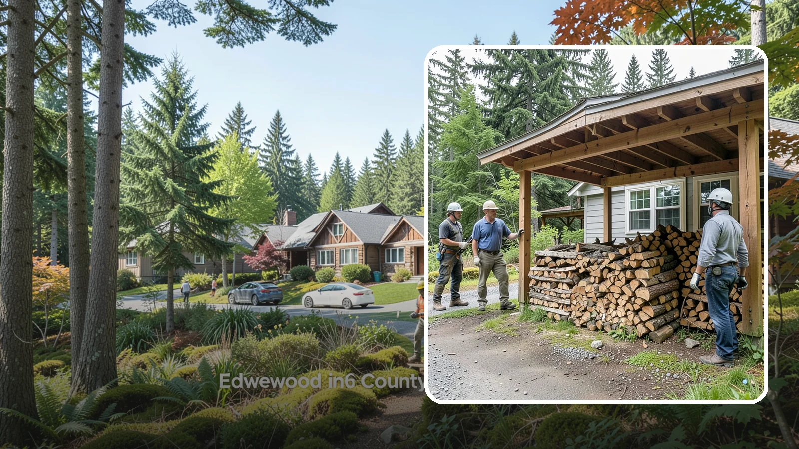 Firewood Rotation in Edgewood, Pierce County, WA - We manage your firewood rotation so the oldest, driest wood burns first and every load reaches full seasoning.