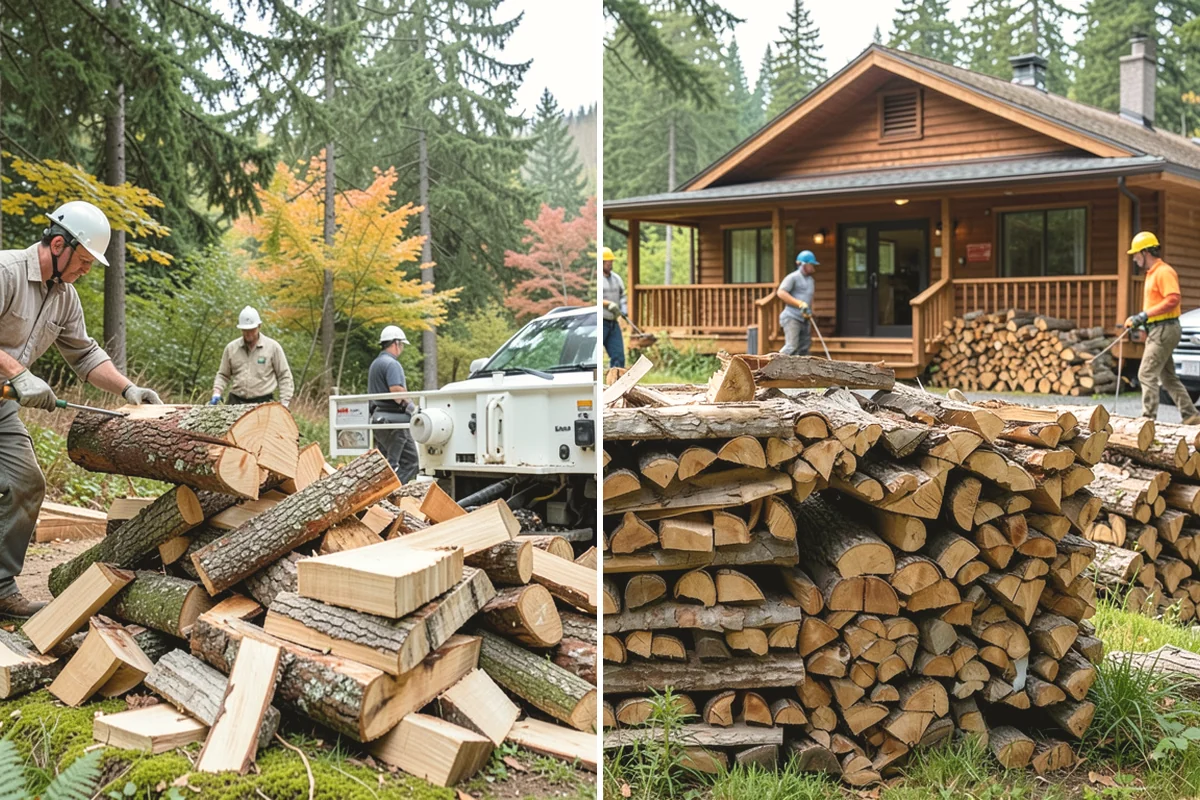 Firewood Rotation in Edgewood, Pierce County, WA - Inspect current stacks and seasoning levels