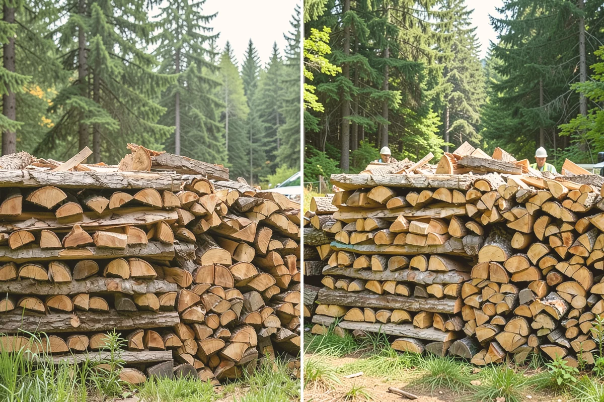 Firewood Rotation in Edmonds, Snohomish County, WA - Inspect current stacks and seasoning levels