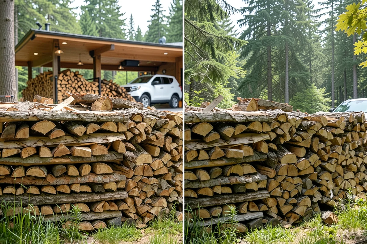 Firewood Rotation in Enumclaw, King County, WA - Inspect current stacks and seasoning levels