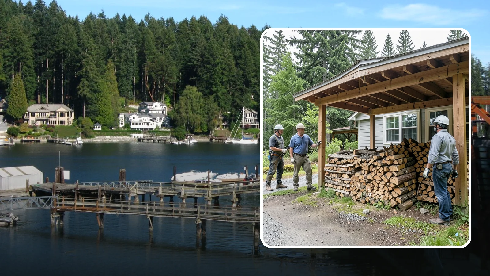 Firewood Rotation in Gig Harbor, Pierce County, WA - We manage your firewood rotation so the oldest, driest wood burns first and every load reaches full seasoning.