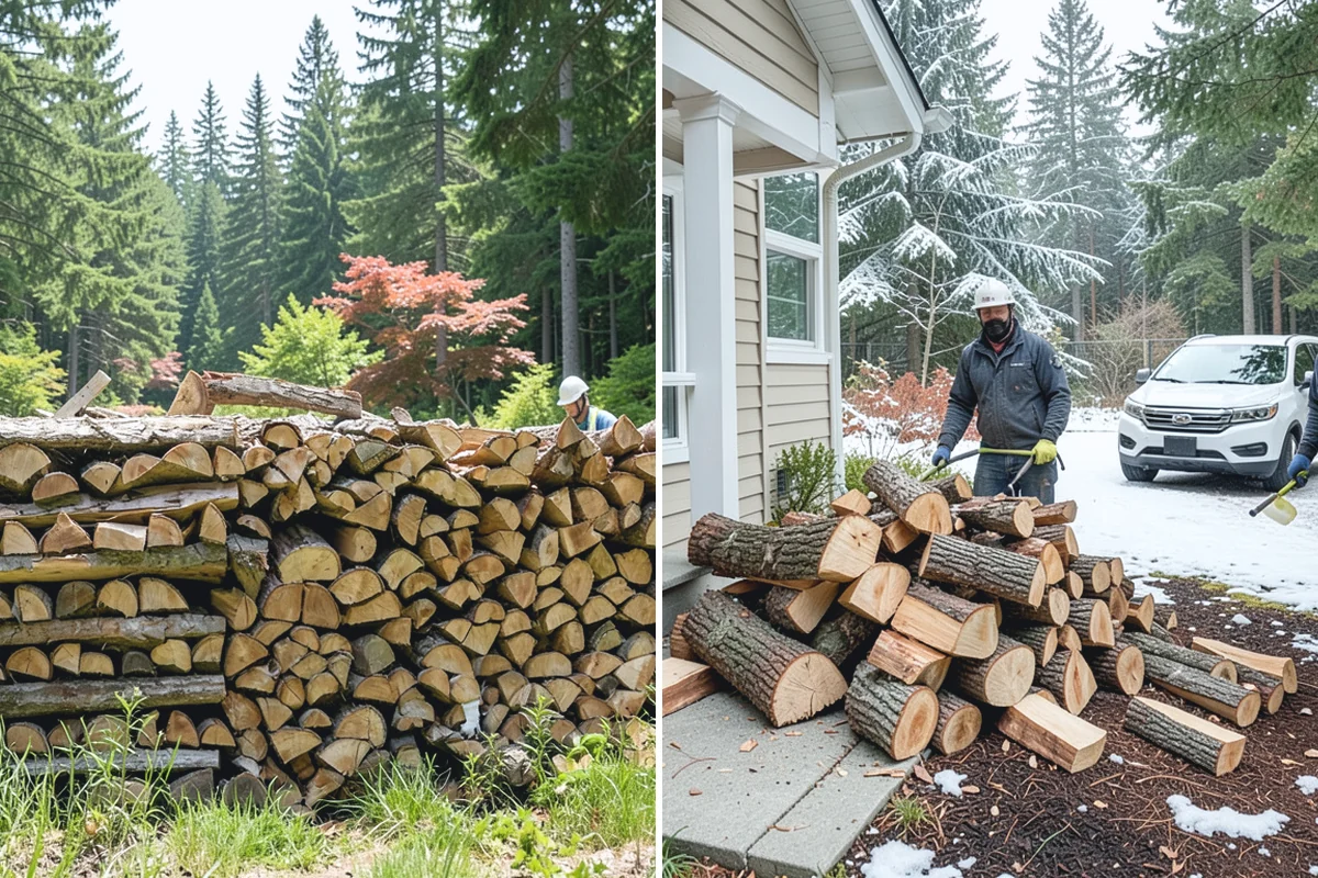 Firewood Rotation in Gold Bar, Snohomish County, WA - Inspect current stacks and seasoning levels