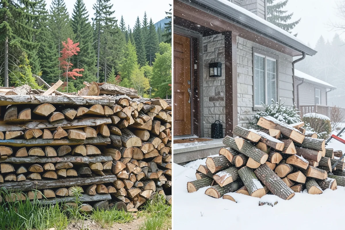 Firewood Rotation in Hamilton, Skagit County, WA - Inspect current stacks and seasoning levels