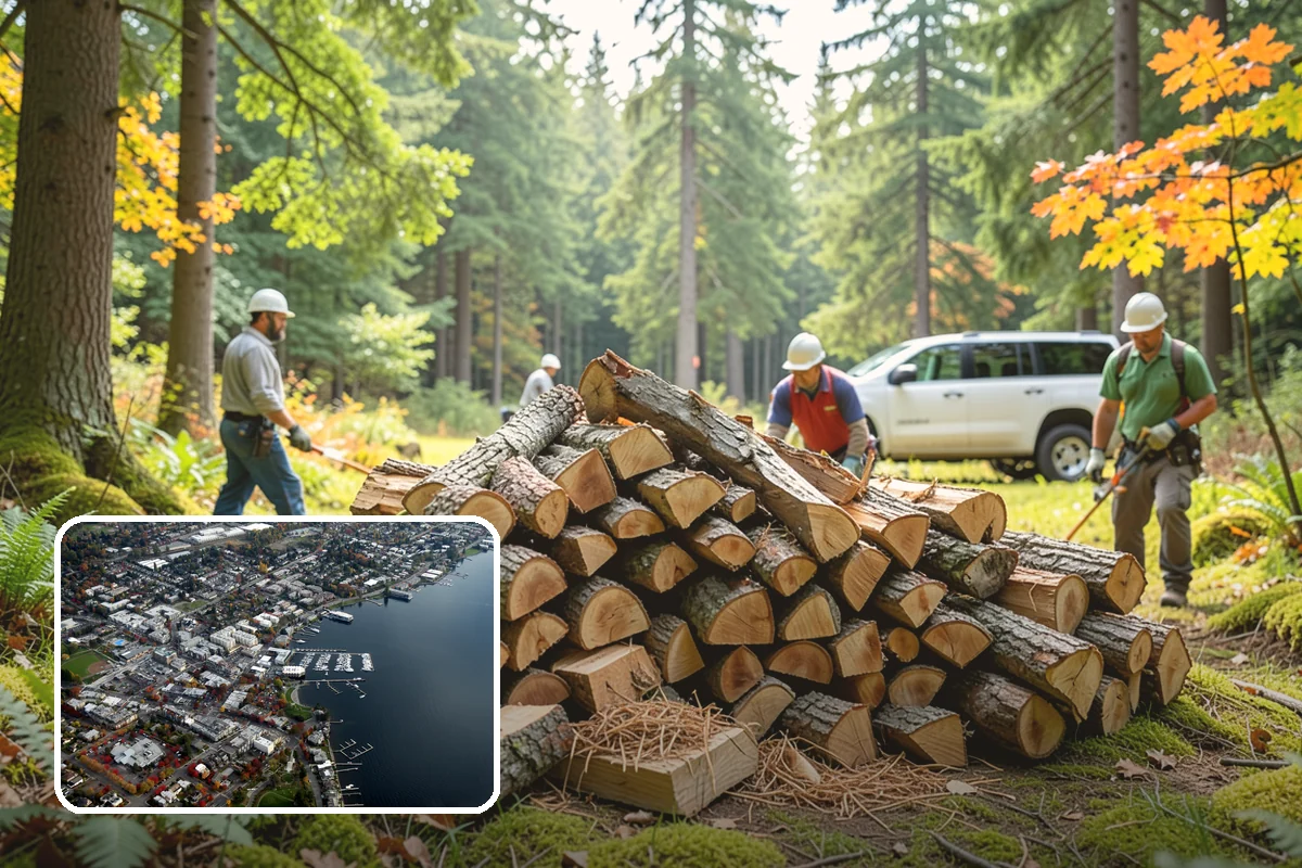 Firewood Rotation in Kirkland, King County, WA - Ensures you always burn the driest wood available