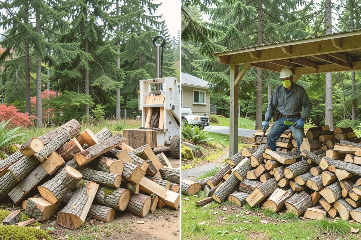 Firewood Rotation in Kirkland, King County, WA - Inspect current stacks and seasoning levels