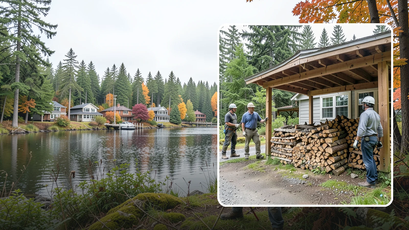 Firewood Rotation in La Conner, Skagit County, WA - We manage your firewood rotation so the oldest, driest wood burns first and every load reaches full seasoning.