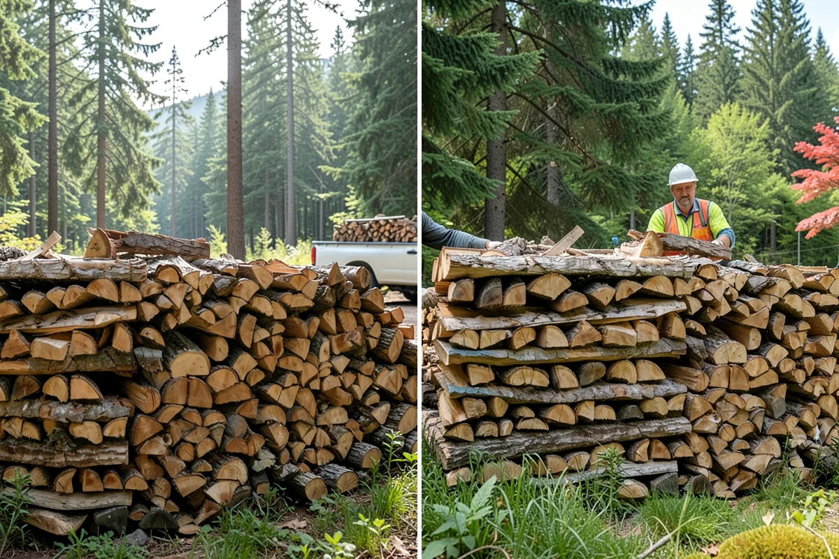 Firewood Rotation in Lake Forest Park, King County, WA - Inspect current stacks and seasoning levels