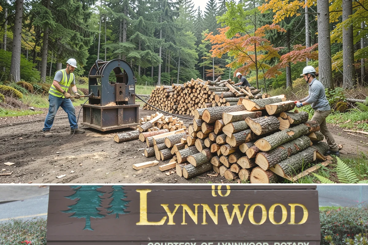 Firewood Rotation in Lynnwood, Snohomish County, WA - Set up rotation heading into fall so seasoned wood is up front for the heating season.