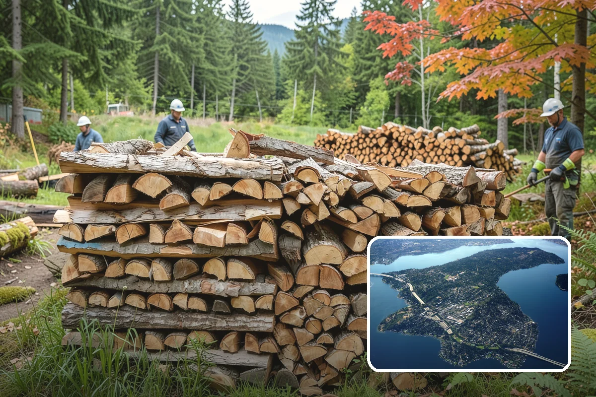 Firewood Rotation in Mercer Island, King County, WA - Ensures you always burn the driest wood available