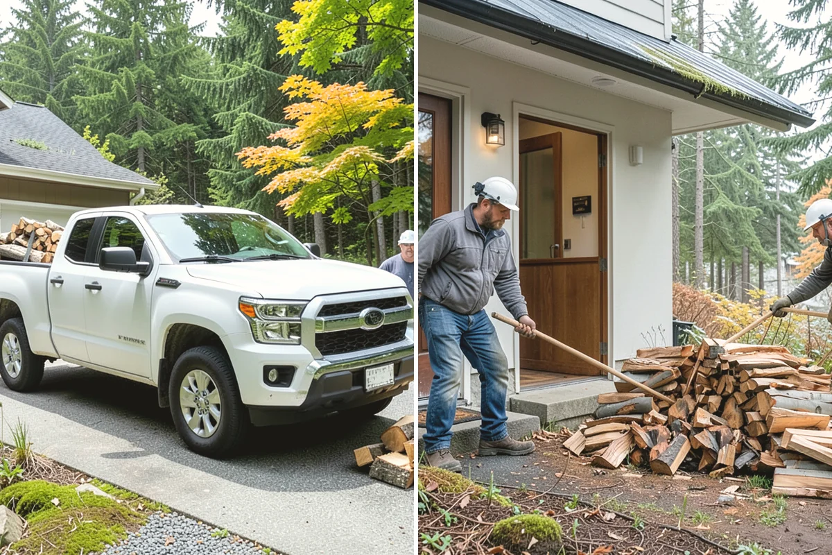 Firewood Rotation in Mill Creek, Snohomish County, WA - Inspect current stacks and seasoning levels