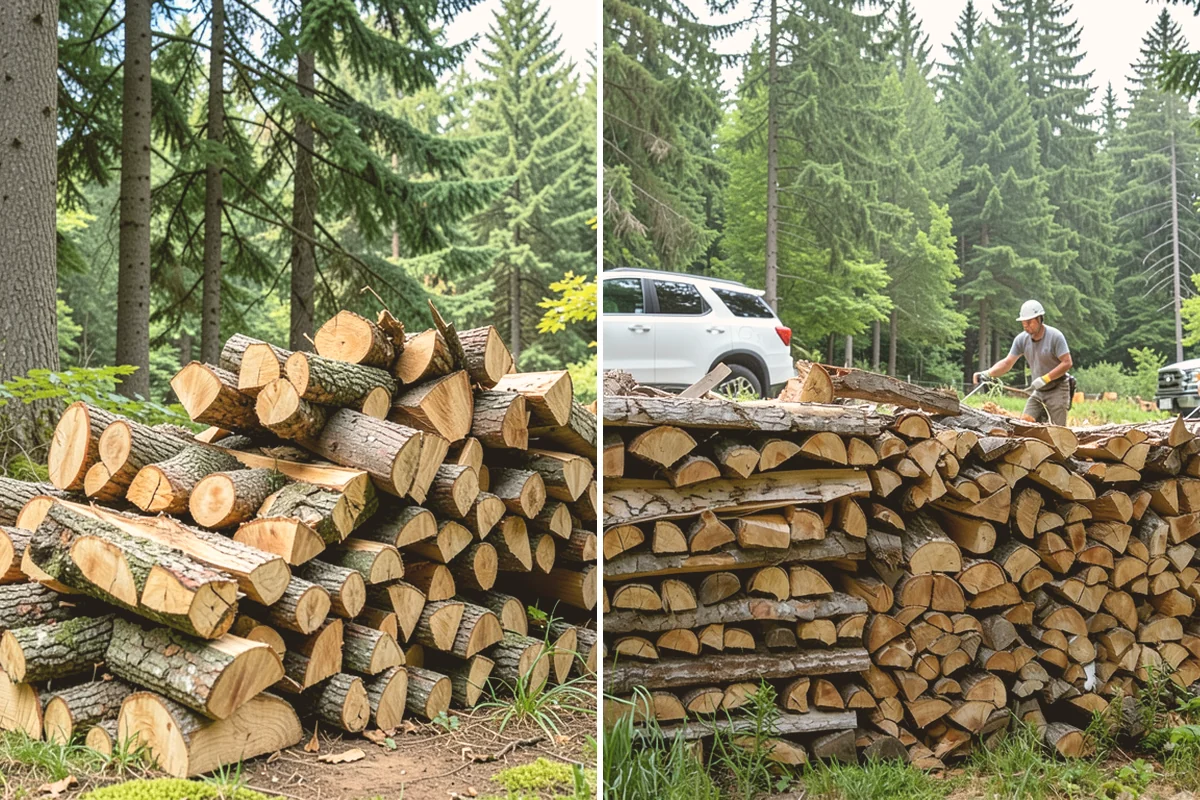Firewood Rotation in Milton, King County, WA - Inspect current stacks and seasoning levels
