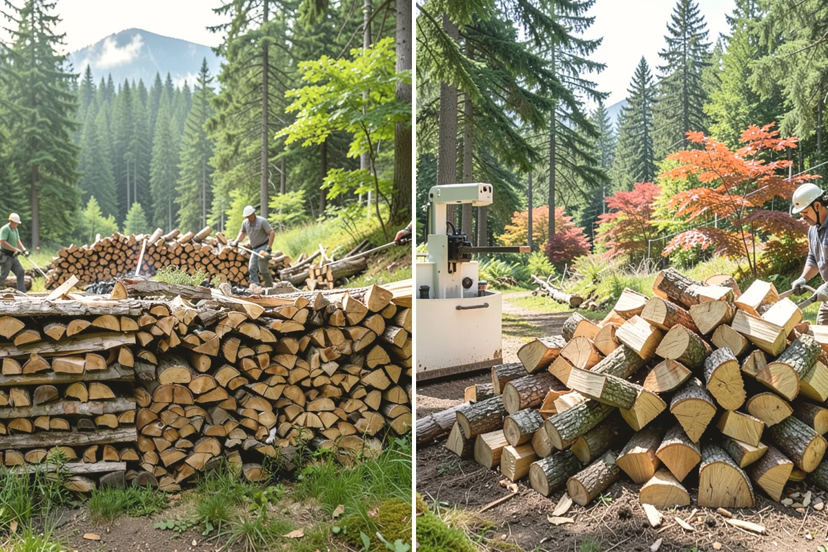 Firewood Rotation in Mukilteo, Snohomish County, WA - Inspect current stacks and seasoning levels