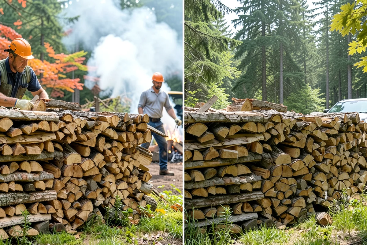 Firewood Rotation in Normandy Park, King County, WA - Inspect current stacks and seasoning levels