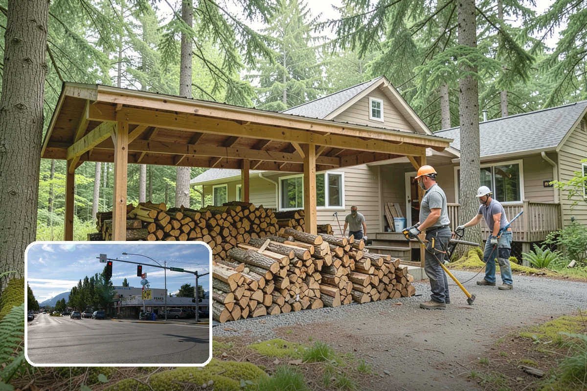 Firewood Rotation in North Bend, King County, WA - Ensures you always burn the driest wood available