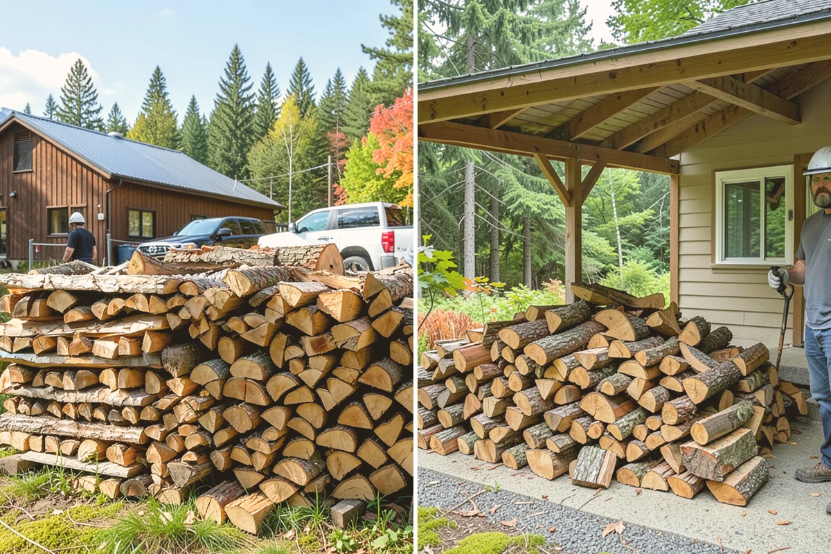 Firewood Rotation in Orting, Pierce County, WA - Inspect current stacks and seasoning levels