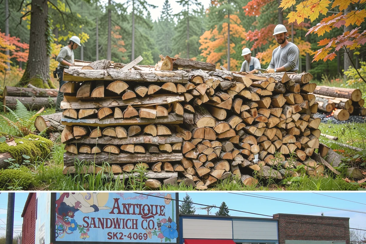 Firewood Rotation in Ruston, Pierce County, WA - Set up rotation heading into fall so seasoned wood is up front for the heating season.