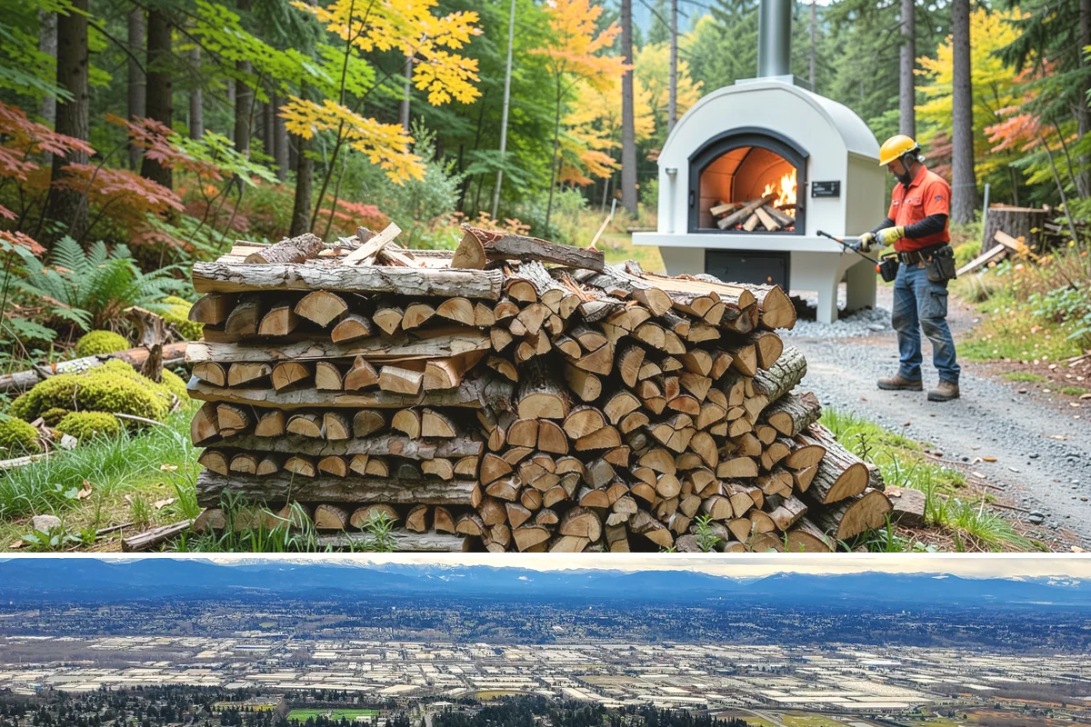 Firewood Rotation in SeaTac, WA - Set up rotation heading into fall so seasoned wood is up front for the heating season.