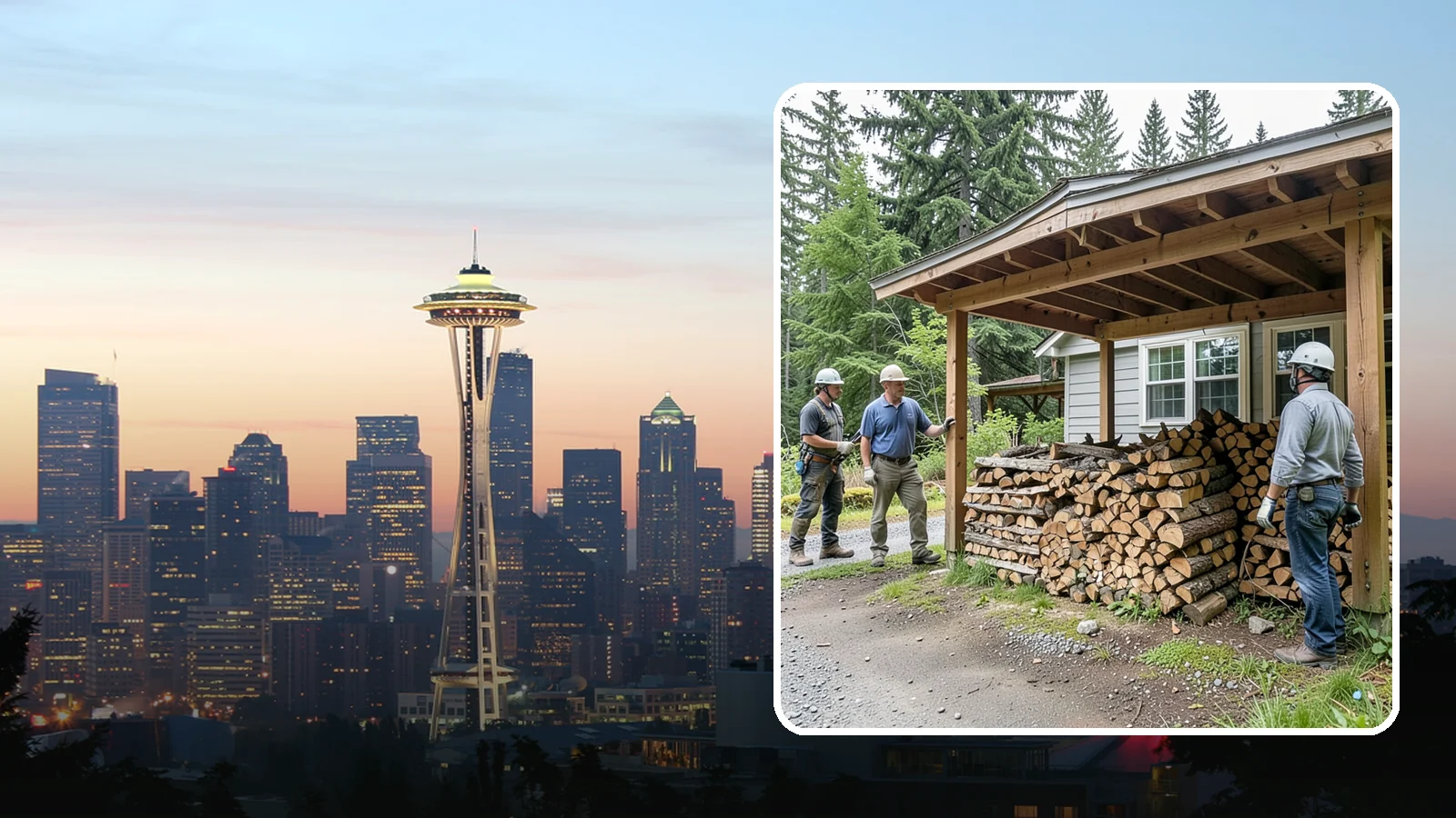 Firewood Rotation in Seattle, King County, WA - We manage your firewood rotation so the oldest, driest wood burns first and every load reaches full seasoning.