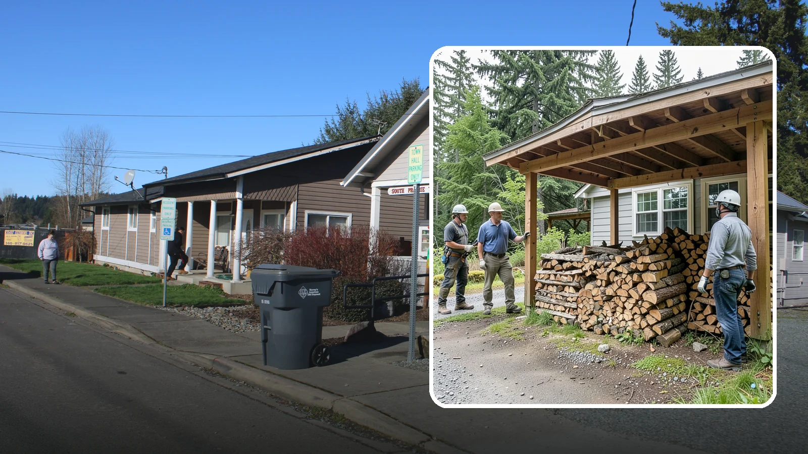 Firewood Rotation in South Prairie, Pierce County, WA - We manage your firewood rotation so the oldest, driest wood burns first and every load reaches full seasoning.