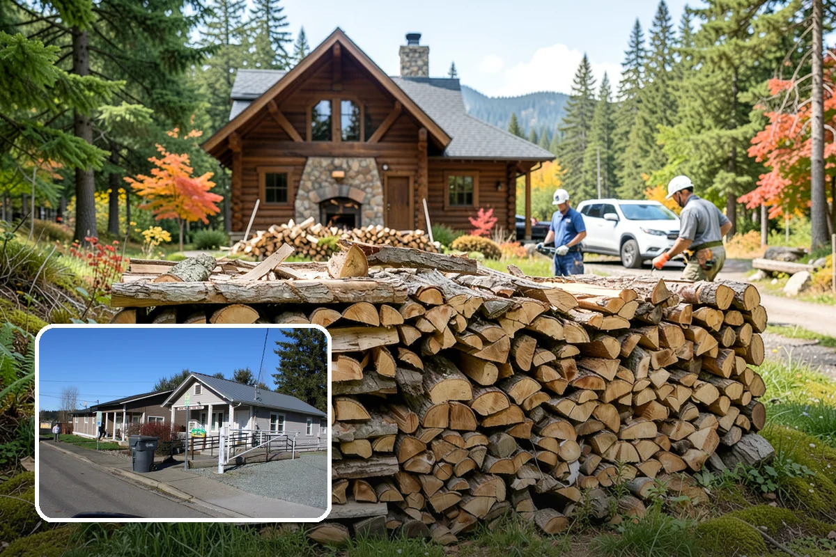 Firewood Rotation in South Prairie, Pierce County, WA - Ensures you always burn the driest wood available