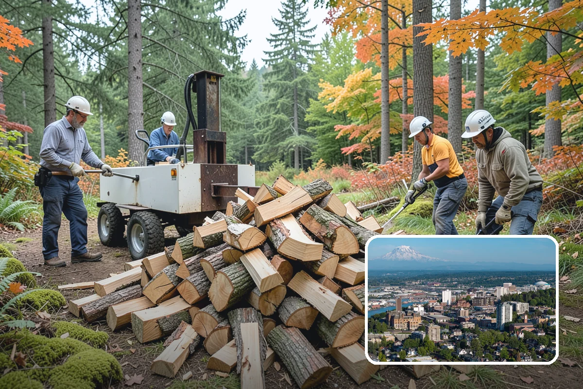 Firewood Rotation in Tacoma, Pierce County, WA - Ensures you always burn the driest wood available